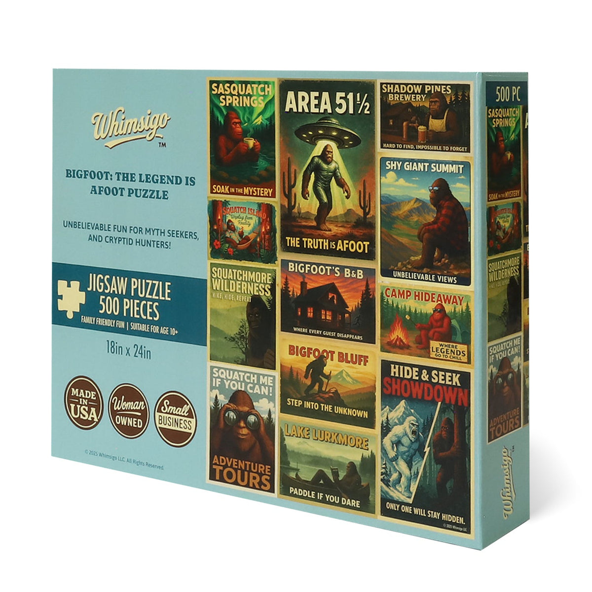 Bigfoot: The Legend is Afoot - 500 Piece Jigsaw Puzzle