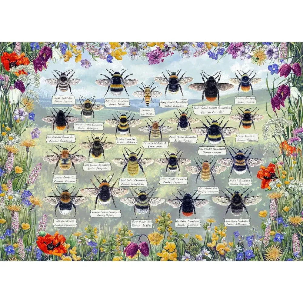 Brilliant Bees - 1000 Piece Jigsaw Puzzle