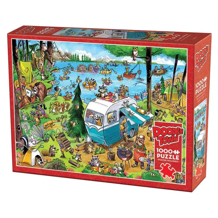 Call of the Wild Doodle Town - 1000 Piece Jigsaw Puzzle