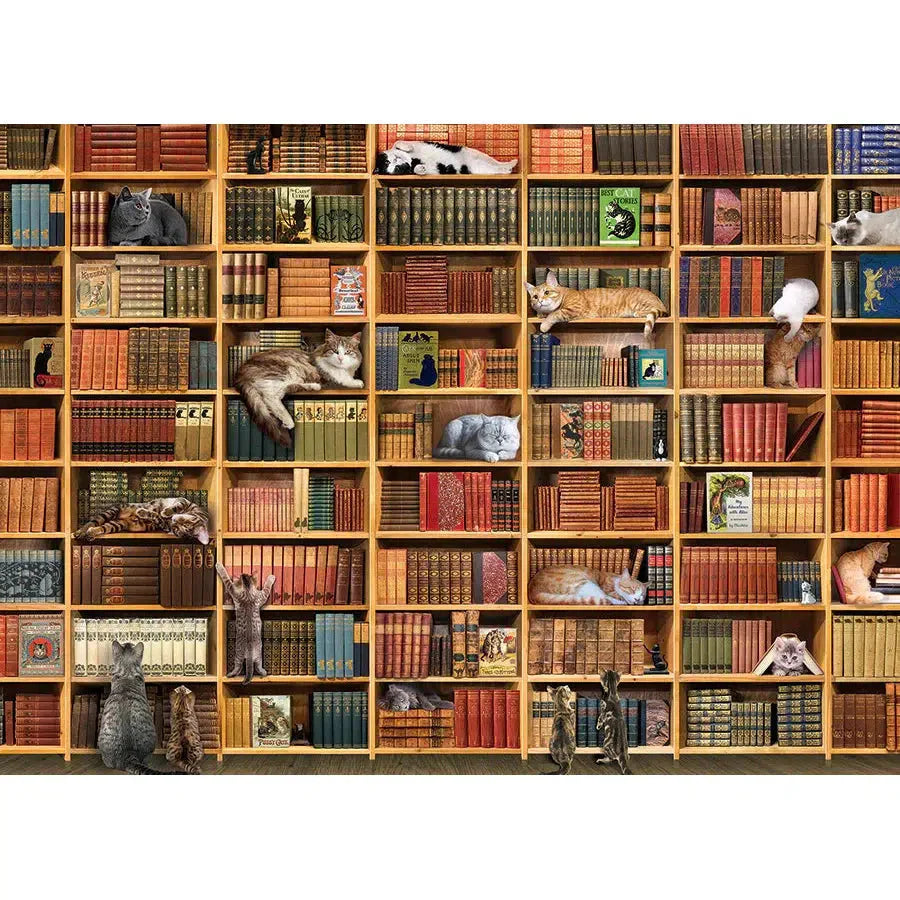 Cat Library – 1000 Piece Jigsaw Puzzle