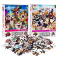 Cat Luau & Pet Selfie – Set of 2 300 Piece Jigsaw Puzzles