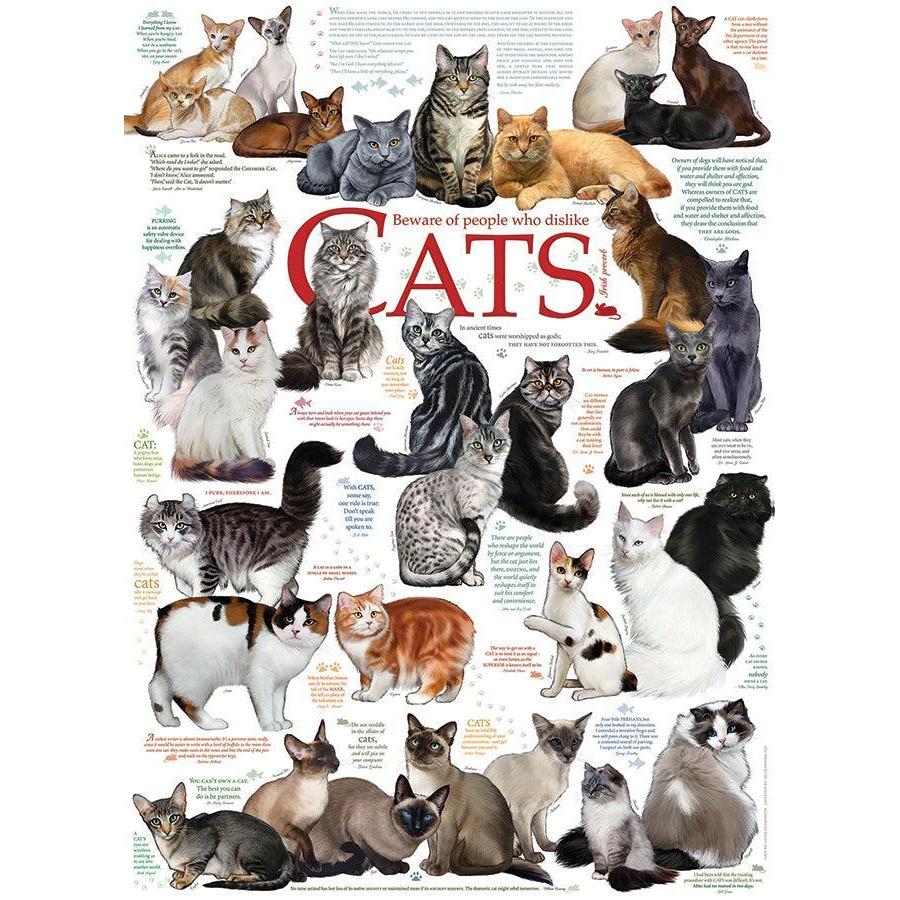 Cat Quotes – 1000 Piece Jigsaw Puzzle