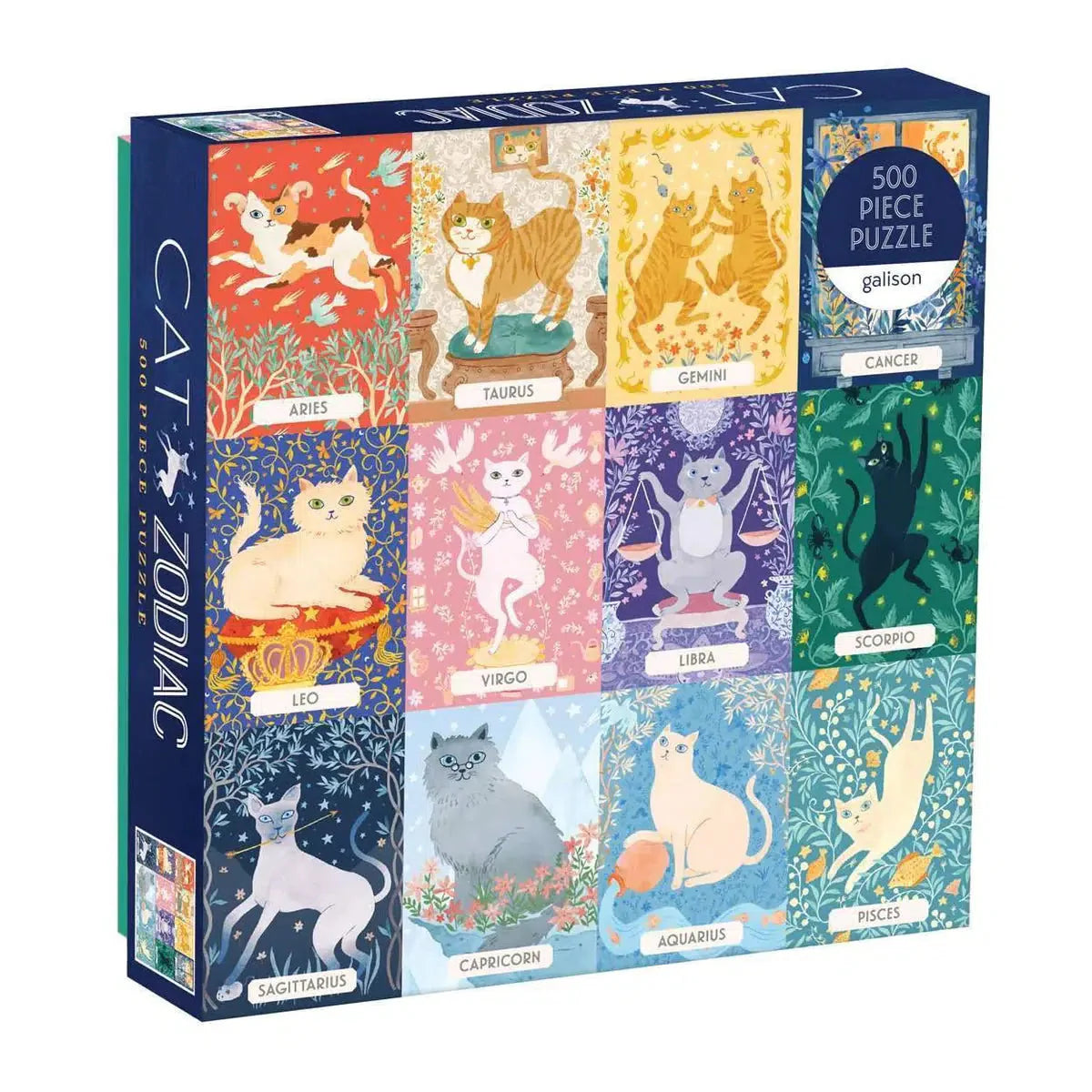 Cat Zodiac – 500 Piece Jigsaw Puzzle