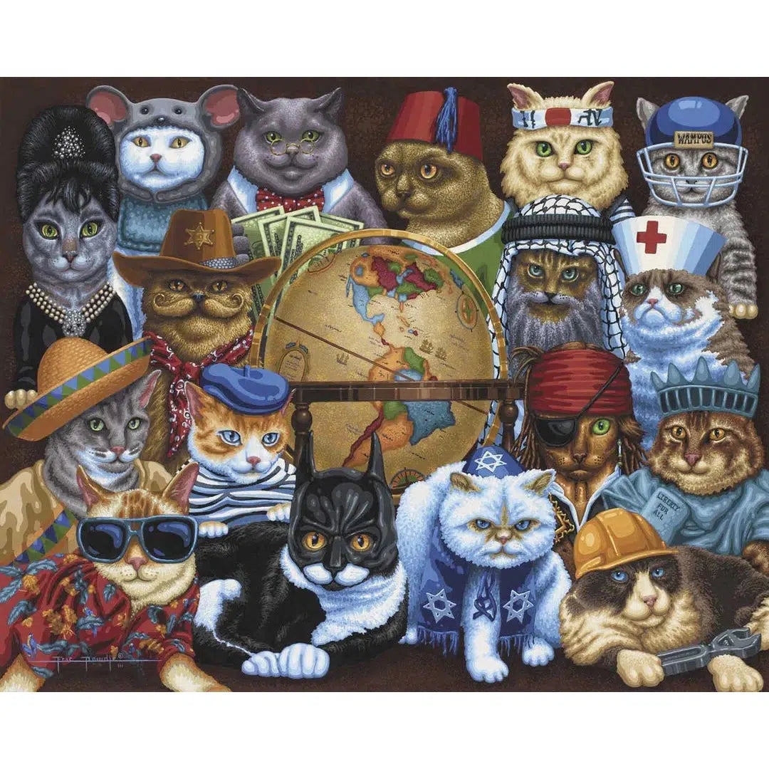Cats Around the World – 1000 Piece Puzzle