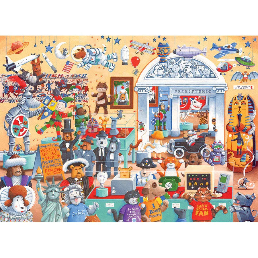 Cats & Dog Museum – 350 Piece Jigsaw Puzzle