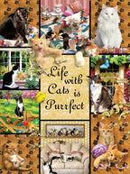 Cats Make it Purr-fect – 1000 Piece Jigsaw Puzzle