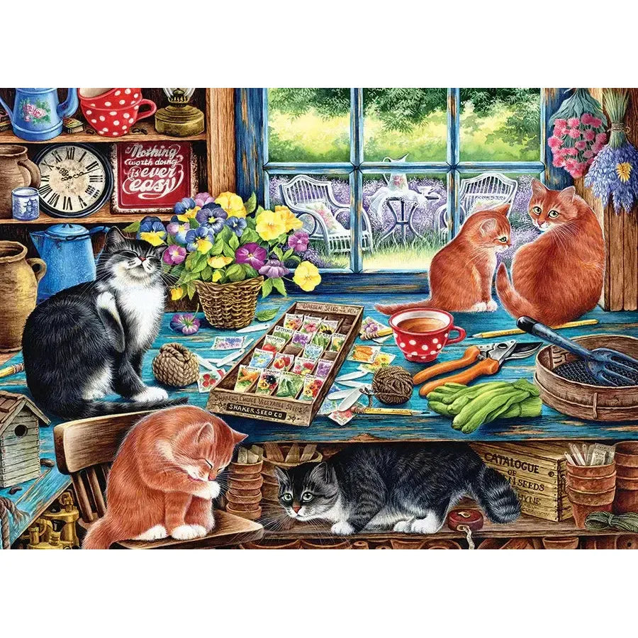 Snowball Cat Detective – 100 Piece Mini Jigsaw Puzzle