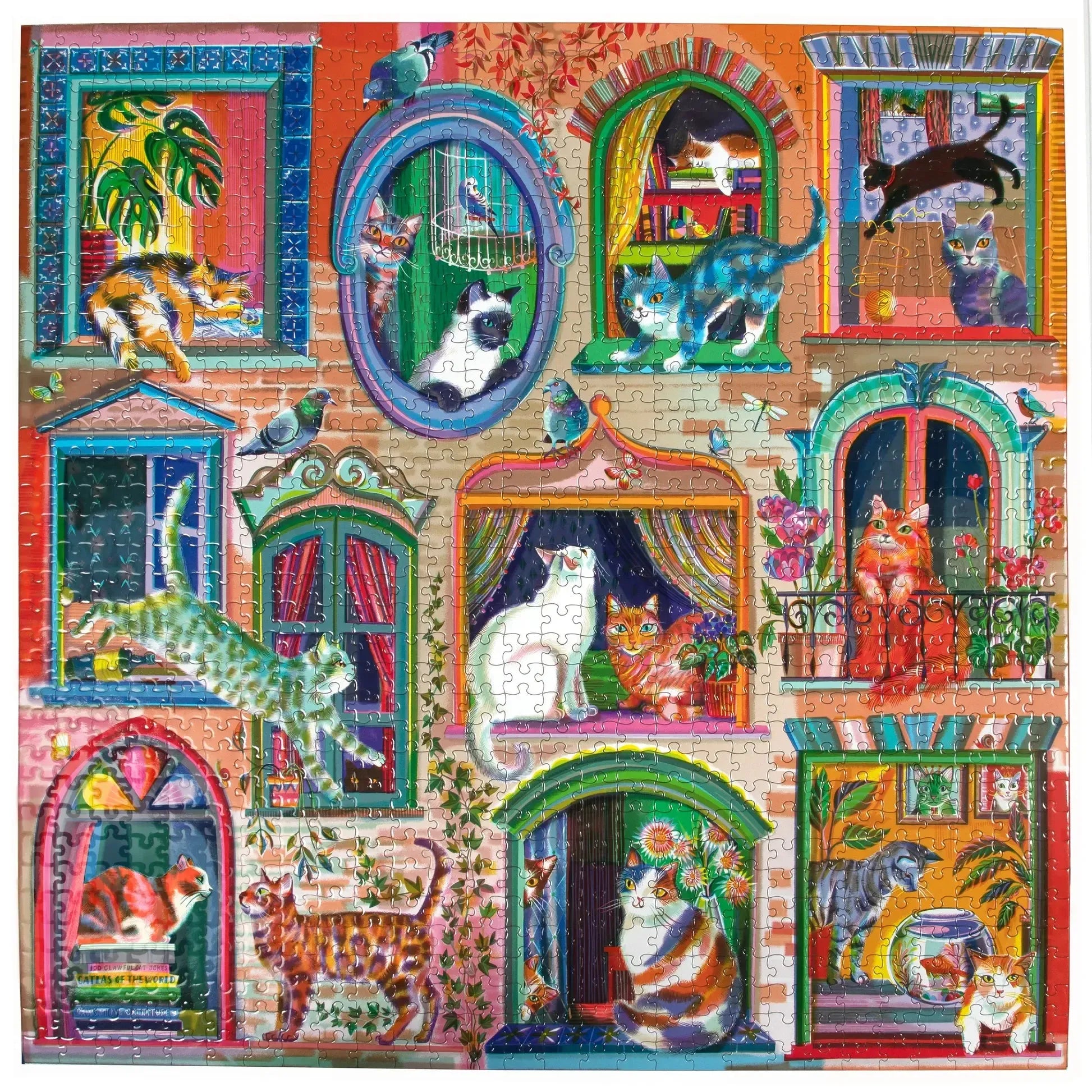 Cats in Windows – 1000 Piece Jigsaw Puzzle