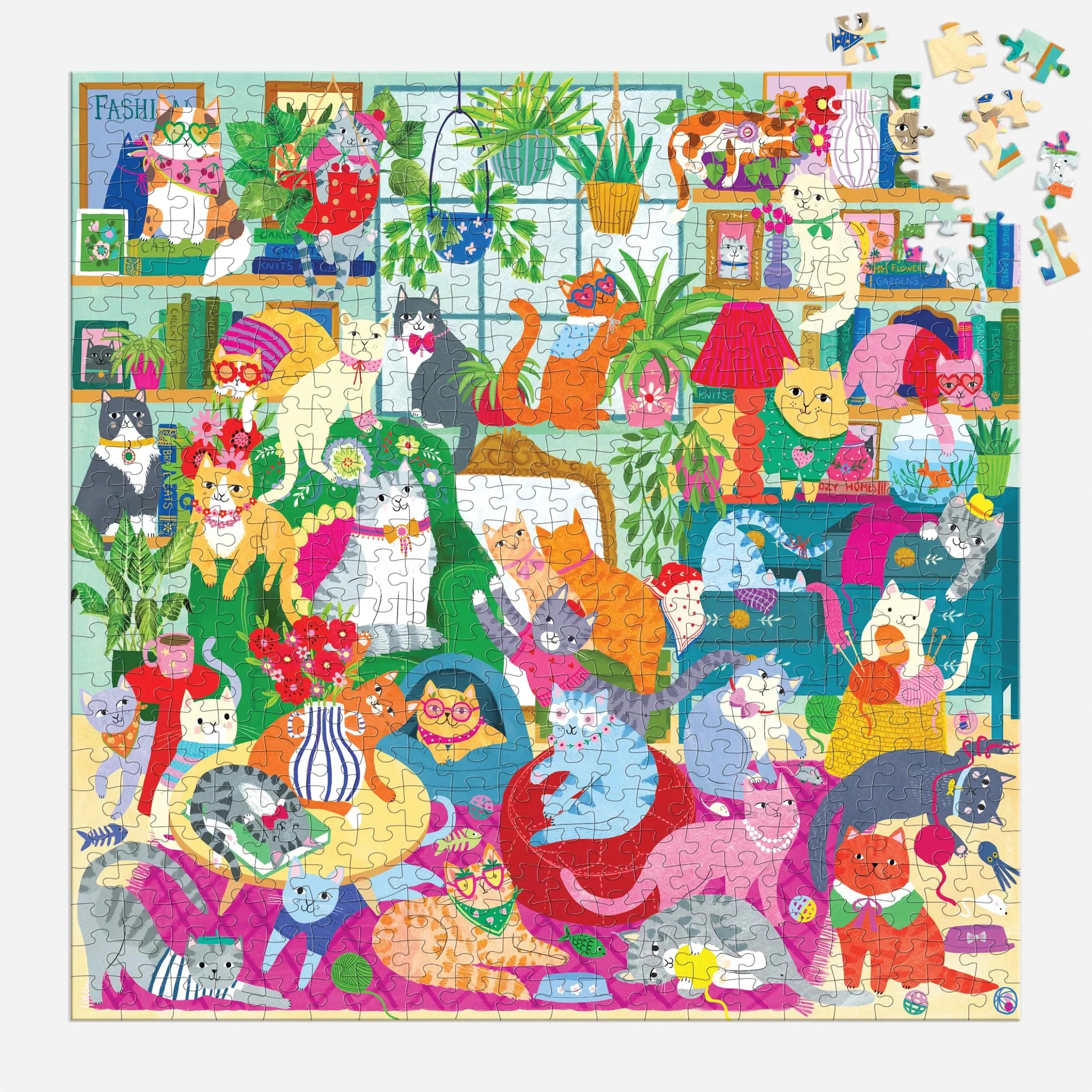 Caturday Afternoon – 500 Piece Jigsaw Puzzle