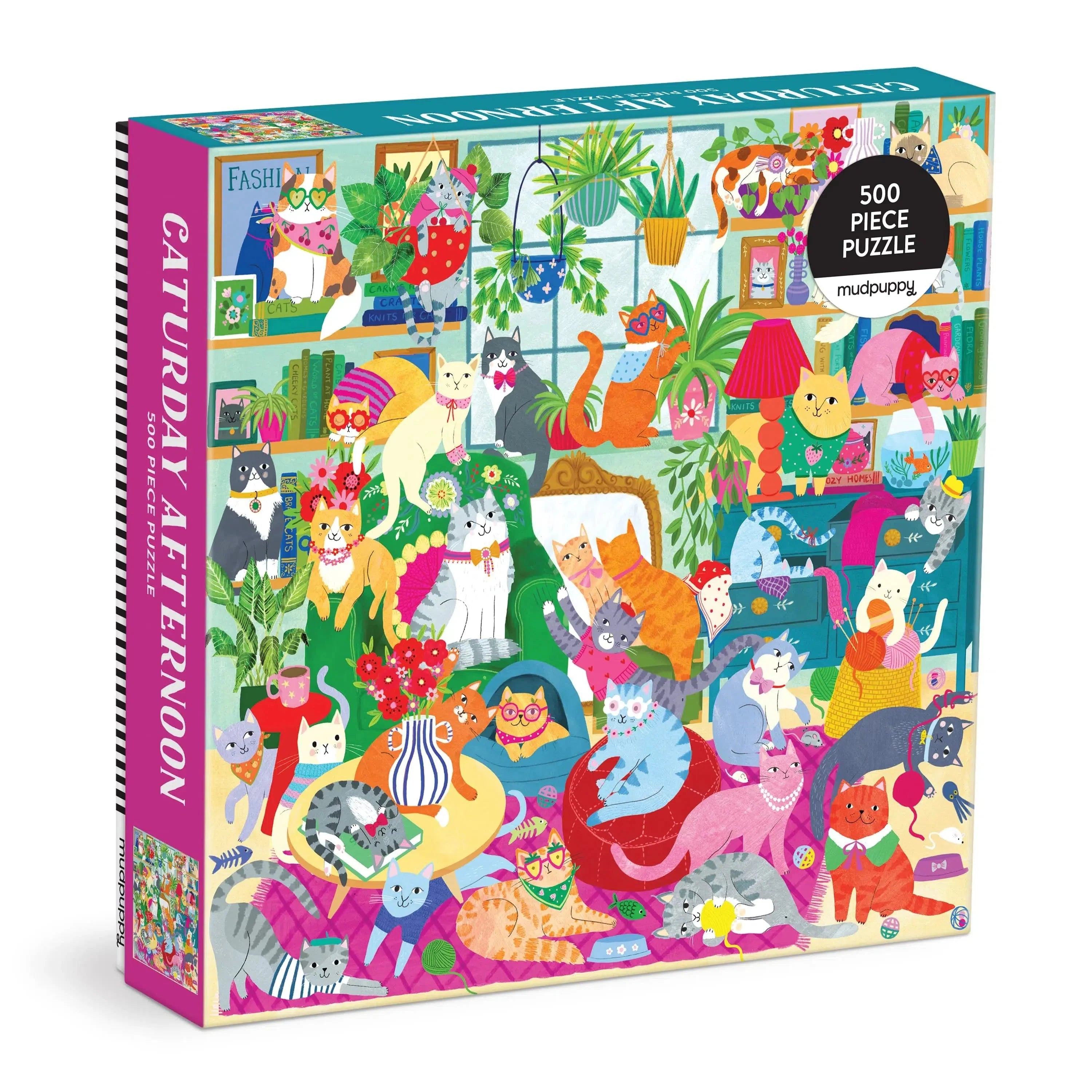 Caturday Afternoon – 500 Piece Jigsaw Puzzle