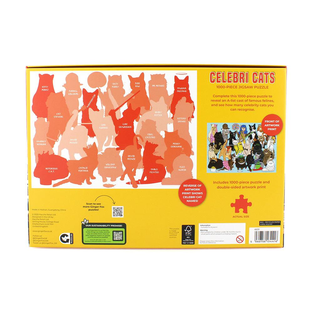 Celebri Cats – 1000 Piece Jigsaw Puzzle