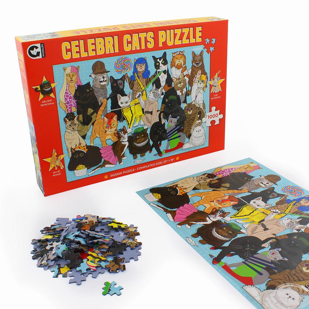 Celebri Cats – 1000 Piece Jigsaw Puzzle