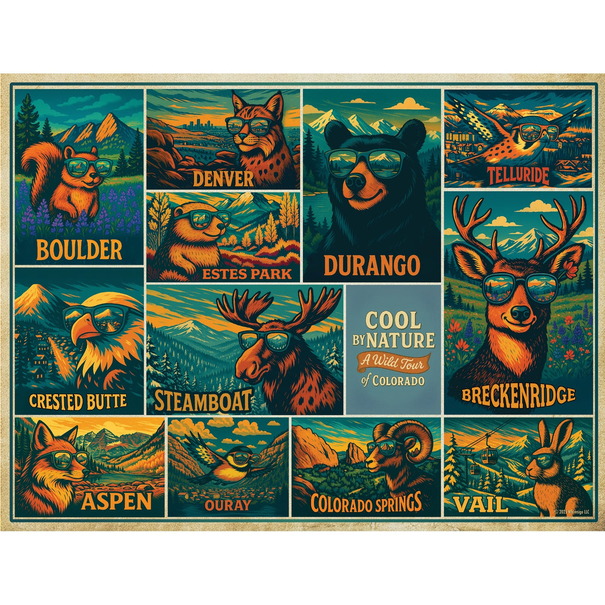 Cool By Nature: A Wild Tour of Colorado - 500 Piece Jigsaw Puzzle