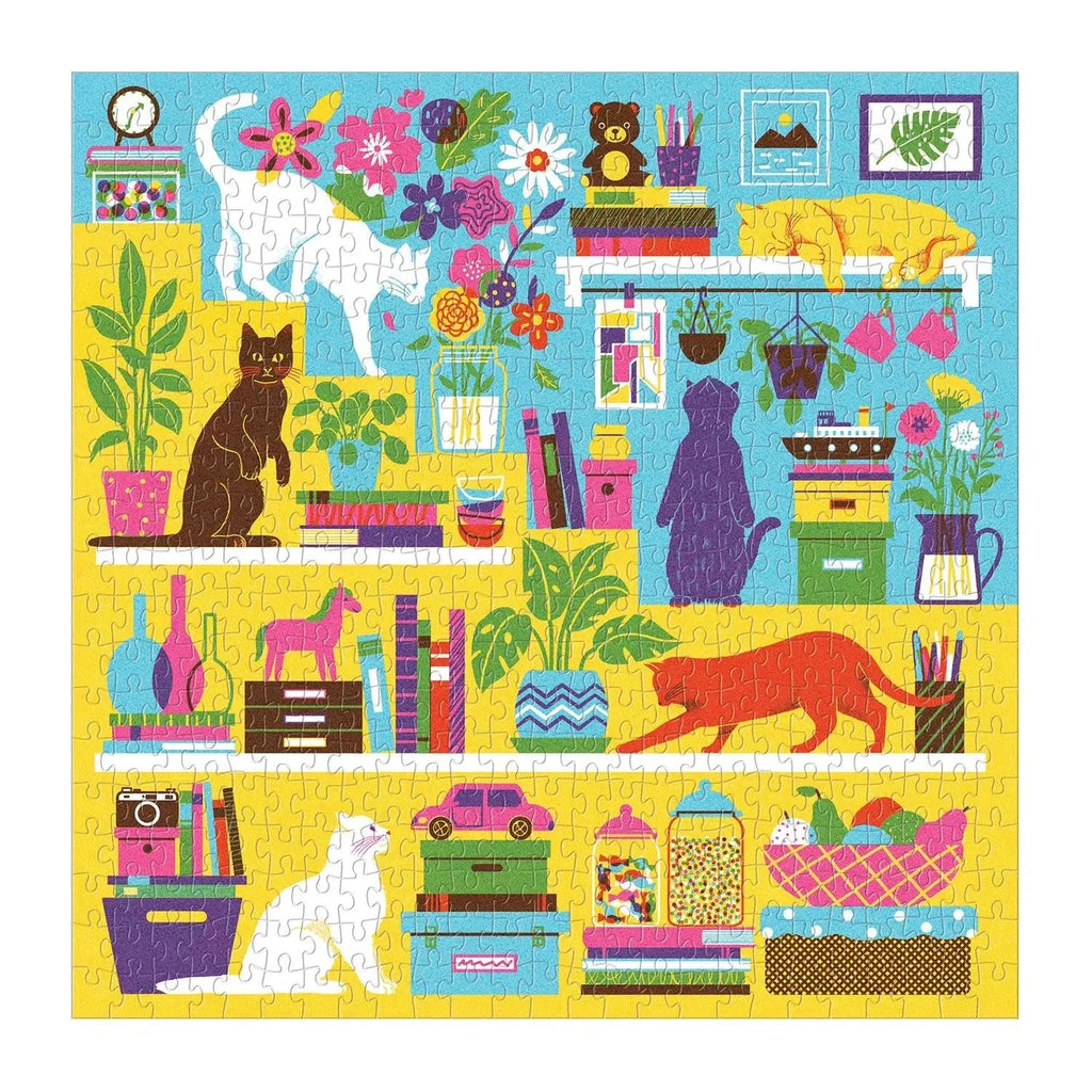 Curious Cats – 500 Piece Jigsaw Puzzle