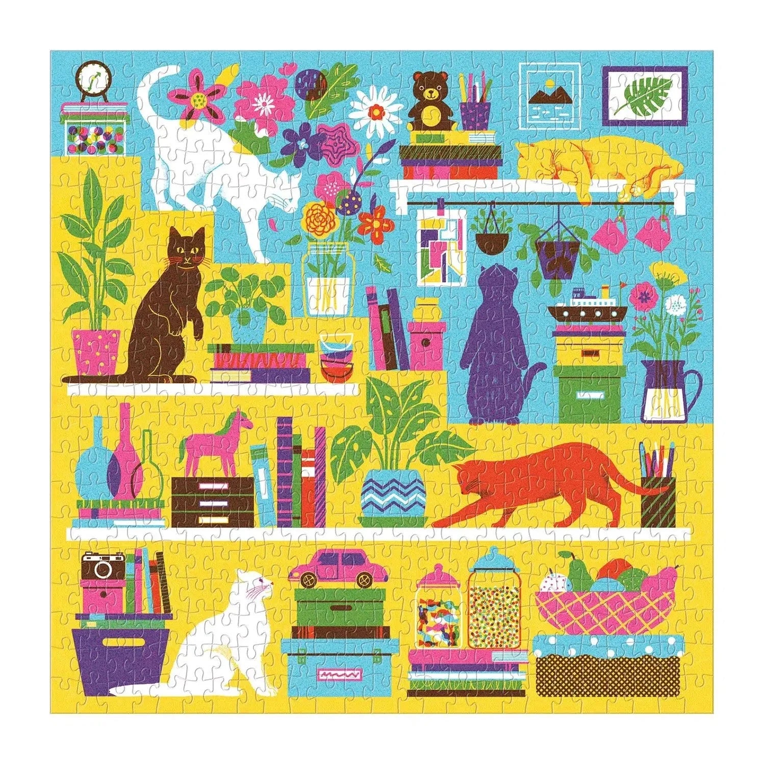 Curious Cats – 500 Piece Jigsaw Puzzle
