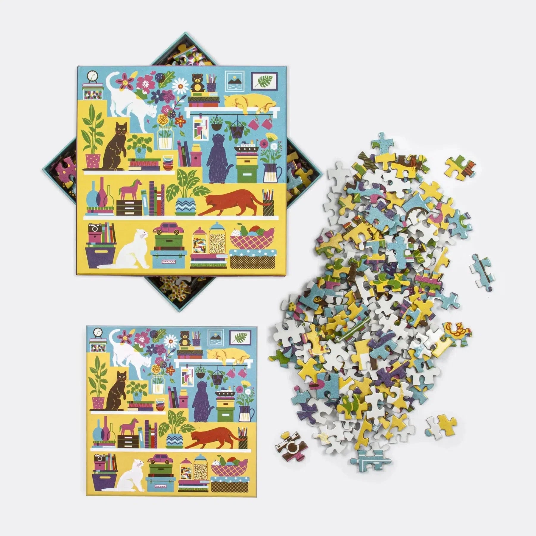 Curious Cats – 500 Piece Jigsaw Puzzle
