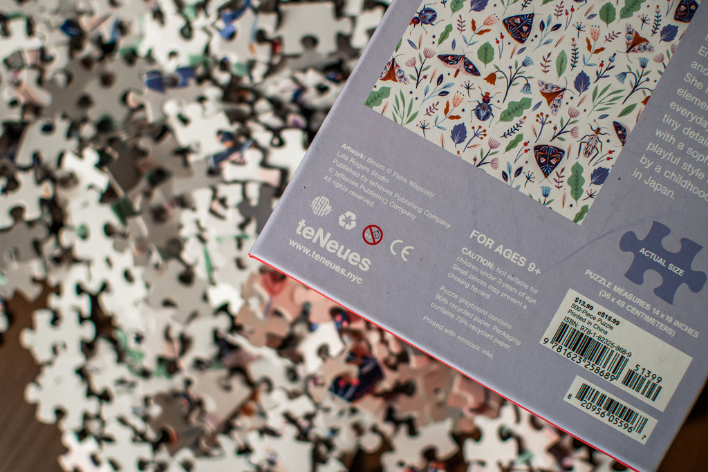 Blooms and Beetles - 500 Piece Jigsaw Puzzle