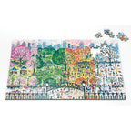 Dog Park in Four Seasons – 250 Piece Wood Puzzle