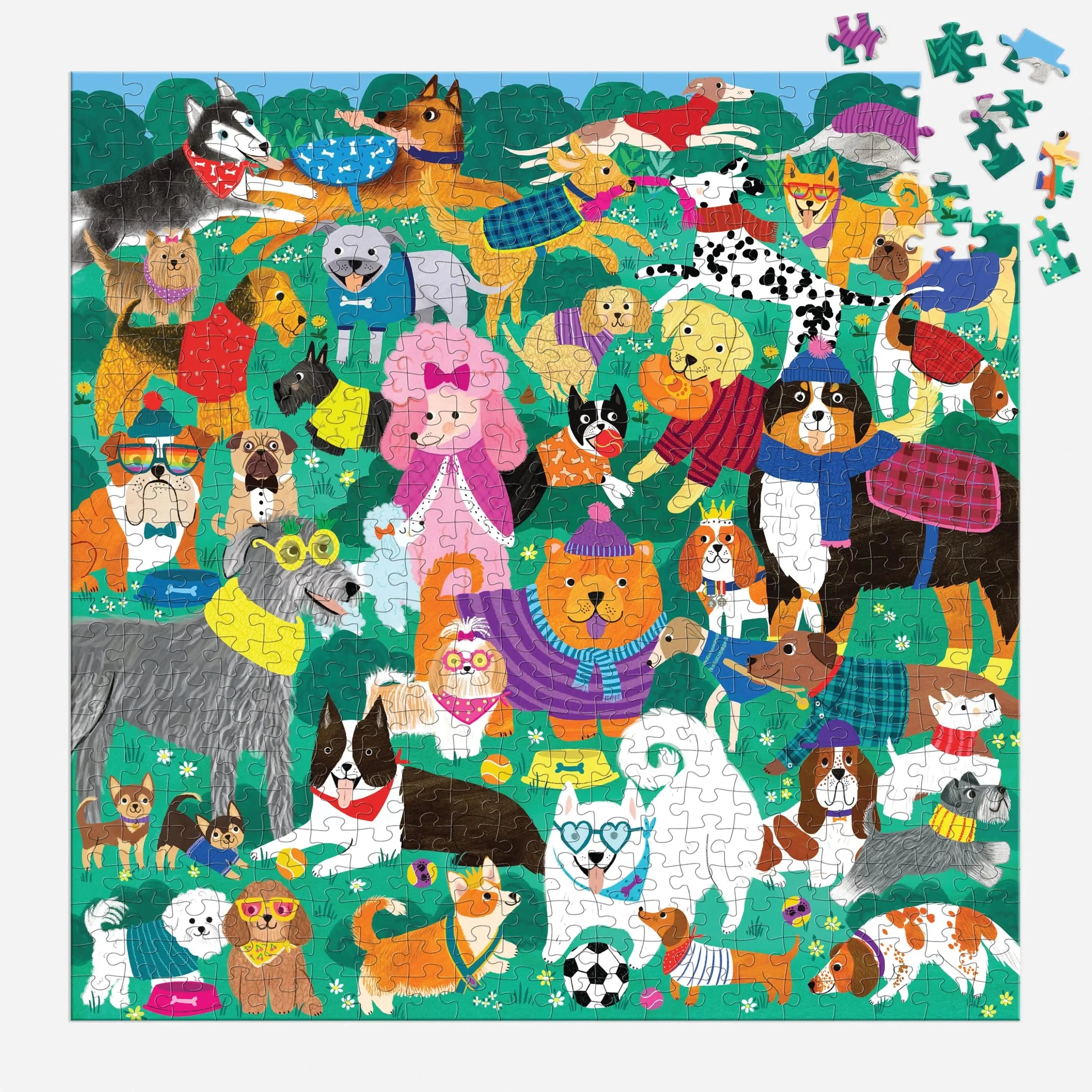Doggone Days – 500 Piece Dog Park Puzzle
