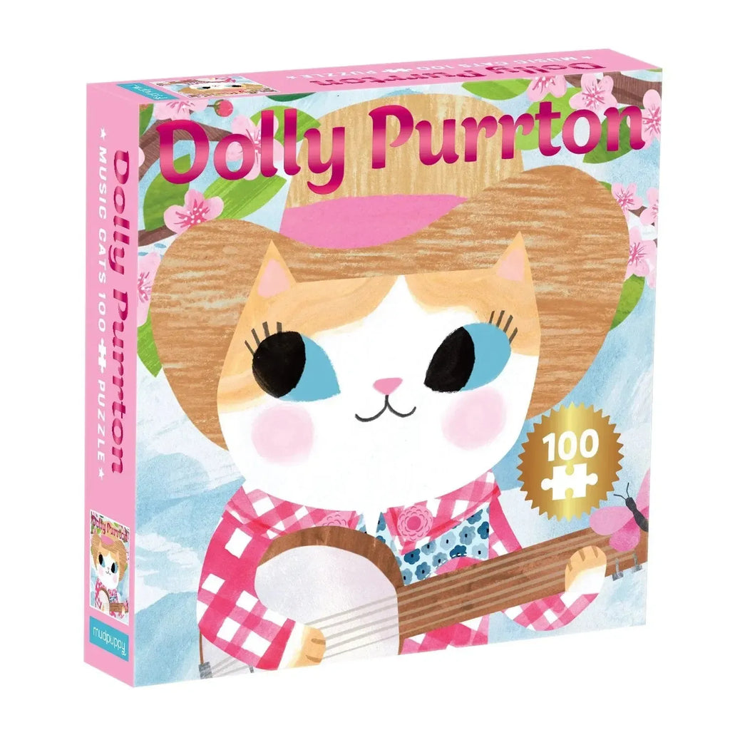 Dolly Purrton Cat – 100 Piece Jigsaw Puzzle
