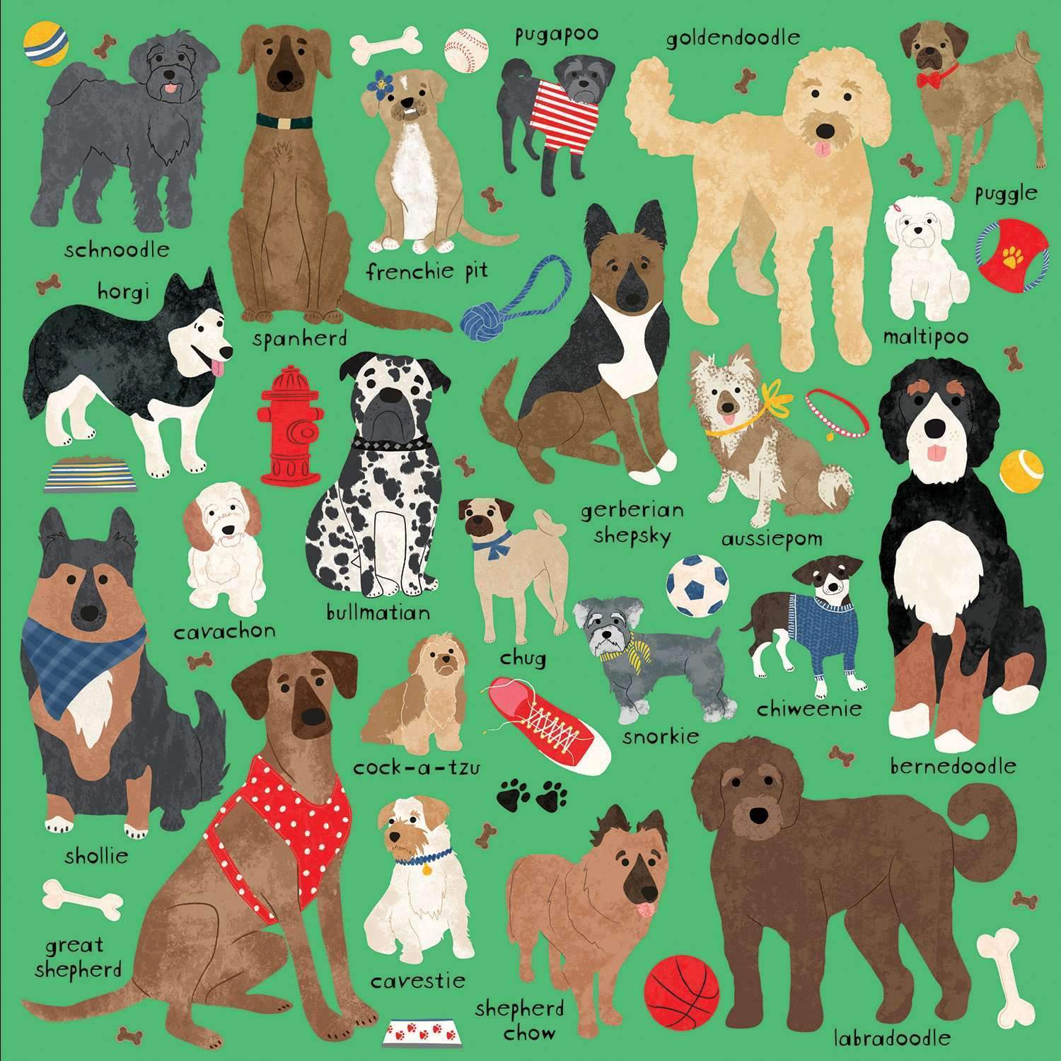 Doodle Dogs & Other Mixed Breeds – 500 Piece Dog Puzzle