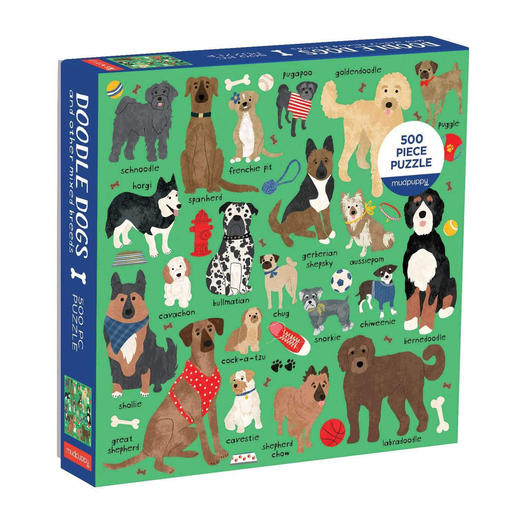 Doodle Dogs & Other Mixed Breeds – 500 Piece Dog Puzzle