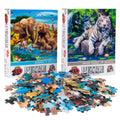 Elephants & Tigers – Set of 2 300 Piece Jigsaw Puzzles