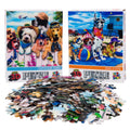 Fence Dogs & Beach Dogs – Set of 2 300 Piece 3D Lenticular Dog Puzzles
