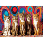 Five Cats – 1000 Piece Jigsaw Puzzle