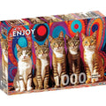 Five Cats – 1000 Piece Jigsaw Puzzle