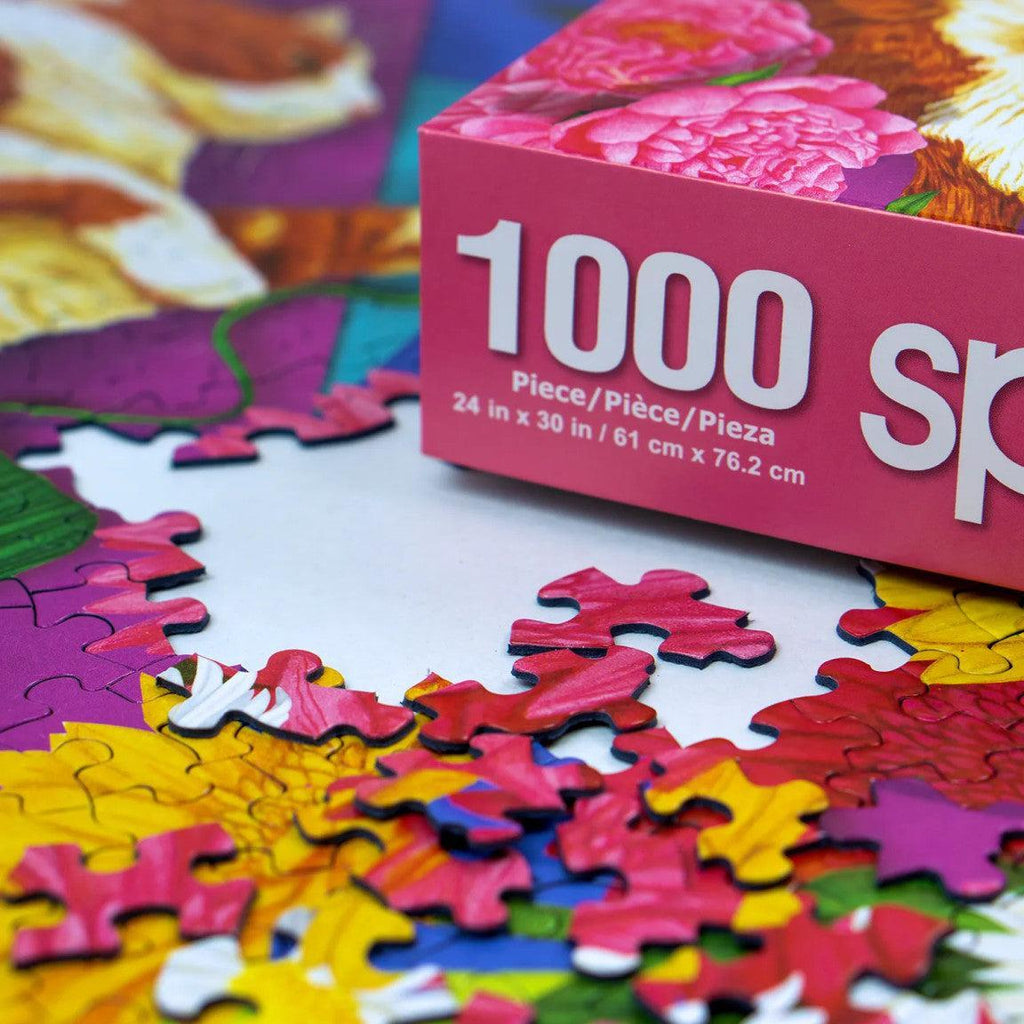 Flower Shop Feline - 1000 Piece Jigsaw Puzzle
