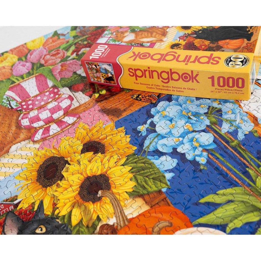 Four Seasons of Cats – Cat 1000 Piece Puzzle