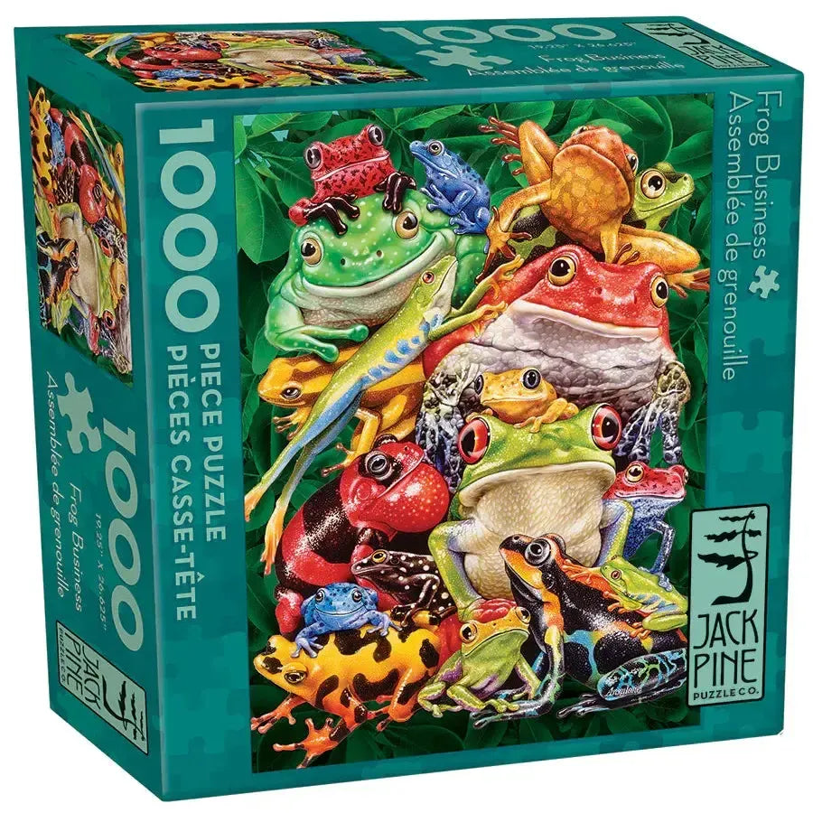 Frog Business - 1000 Piece Jigsaw Puzzle
