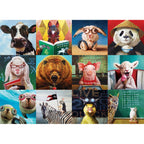 Funny Animals - 1000 Piece Jigsaw Puzzle