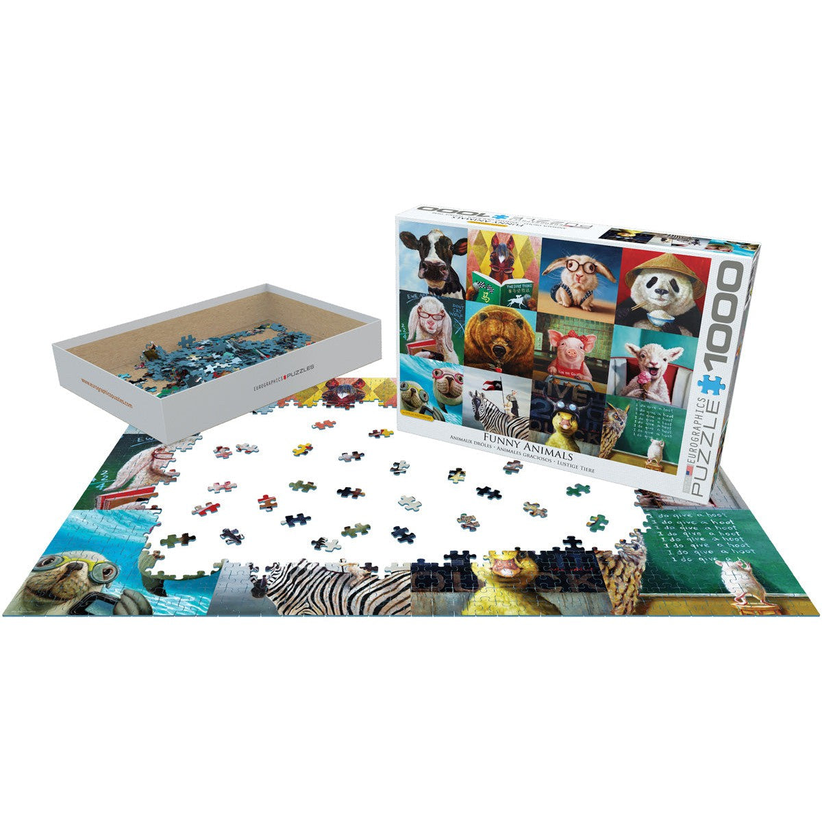 Funny Animals - 1000 Piece Jigsaw Puzzle