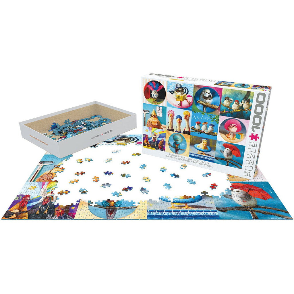 Funny Birds - 1000 Piece Jigsaw Puzzle