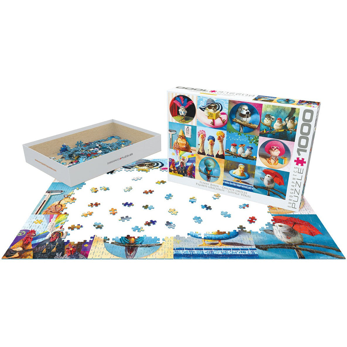 Funny Birds - 1000 Piece Jigsaw Puzzle