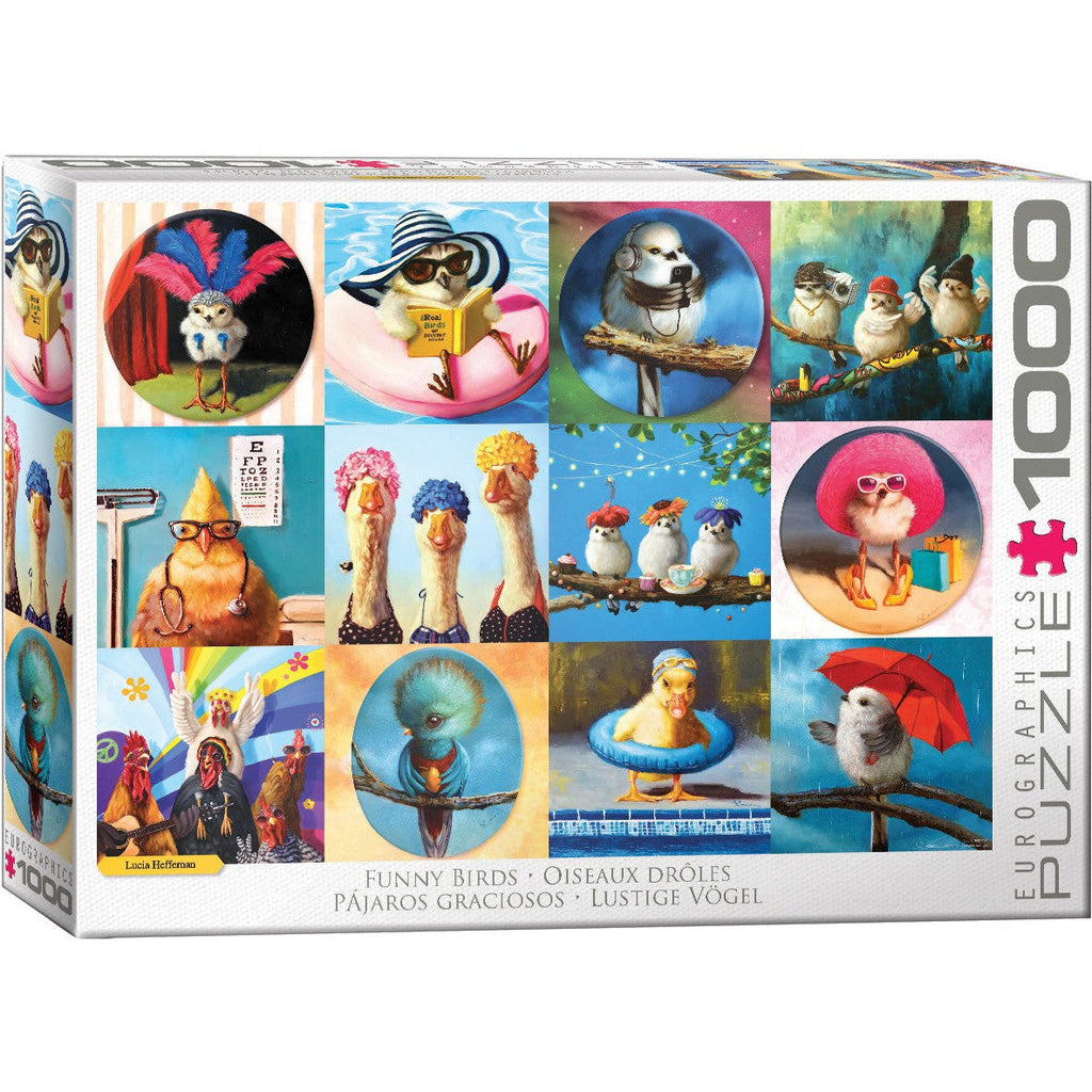 Funny Birds - 1000 Piece Jigsaw Puzzle