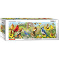 Garden Birds – 1000 Piece Panoramic Puzzle
