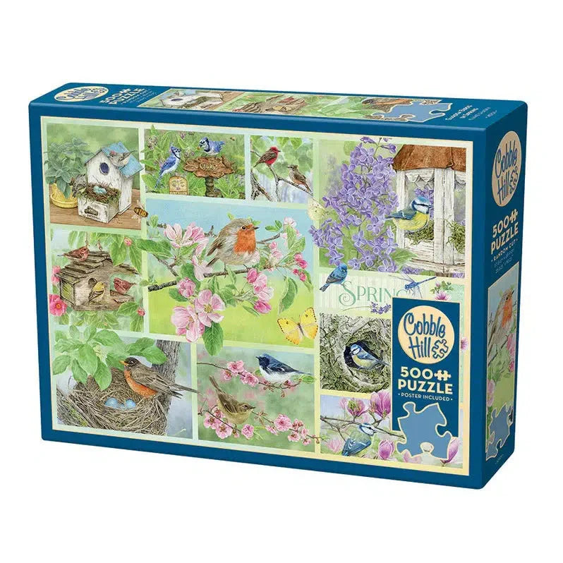 Garden Birds in Spring - 500 Piece Jigsaw Puzzle