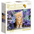 Ginger Cat in Flowers – 500 Piece Jigsaw Puzzle