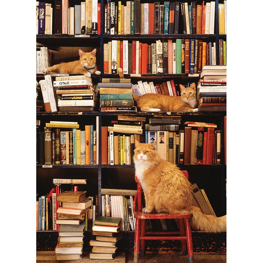 Gotham Bookstore Cats – 500 Piece Jigsaw Puzzle