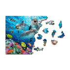 Happy Dolphins – 505 Piece Wood Puzzle