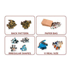 Happy Dolphins – 505 Piece Wood Puzzle