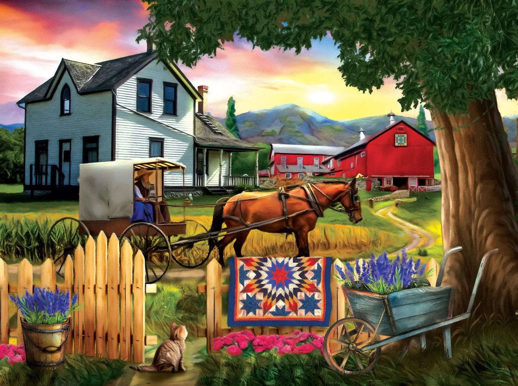 Heading Home Horse - 1000 Piece Jigsaw Puzzle