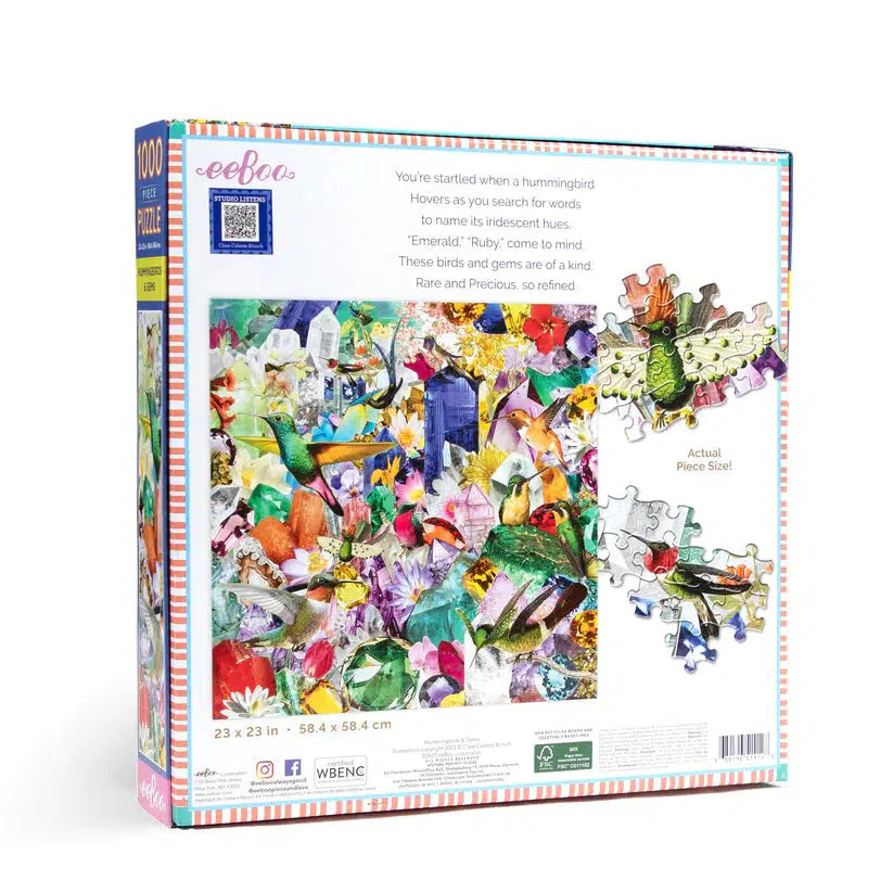 Hummingbirds & Gems – 1000 Piece Puzzle
