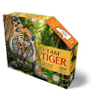 I Am Tiger - 1000 Piece Animal Shaped Jigsaw Puzzle