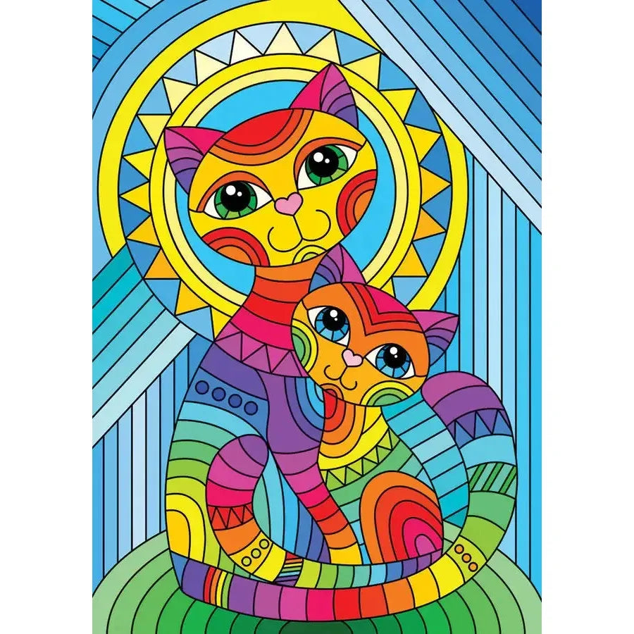 Inseparable Cat & Kitten – 1000 Piece Jigsaw Puzzle