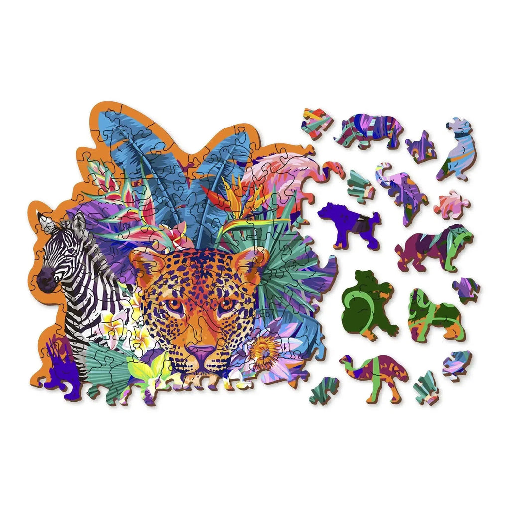 Jungle - 155 Piece Wood Jigsaw Puzzle