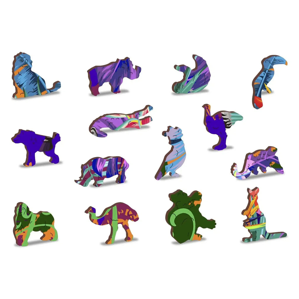 Jungle - 155 Piece Wood Jigsaw Puzzle